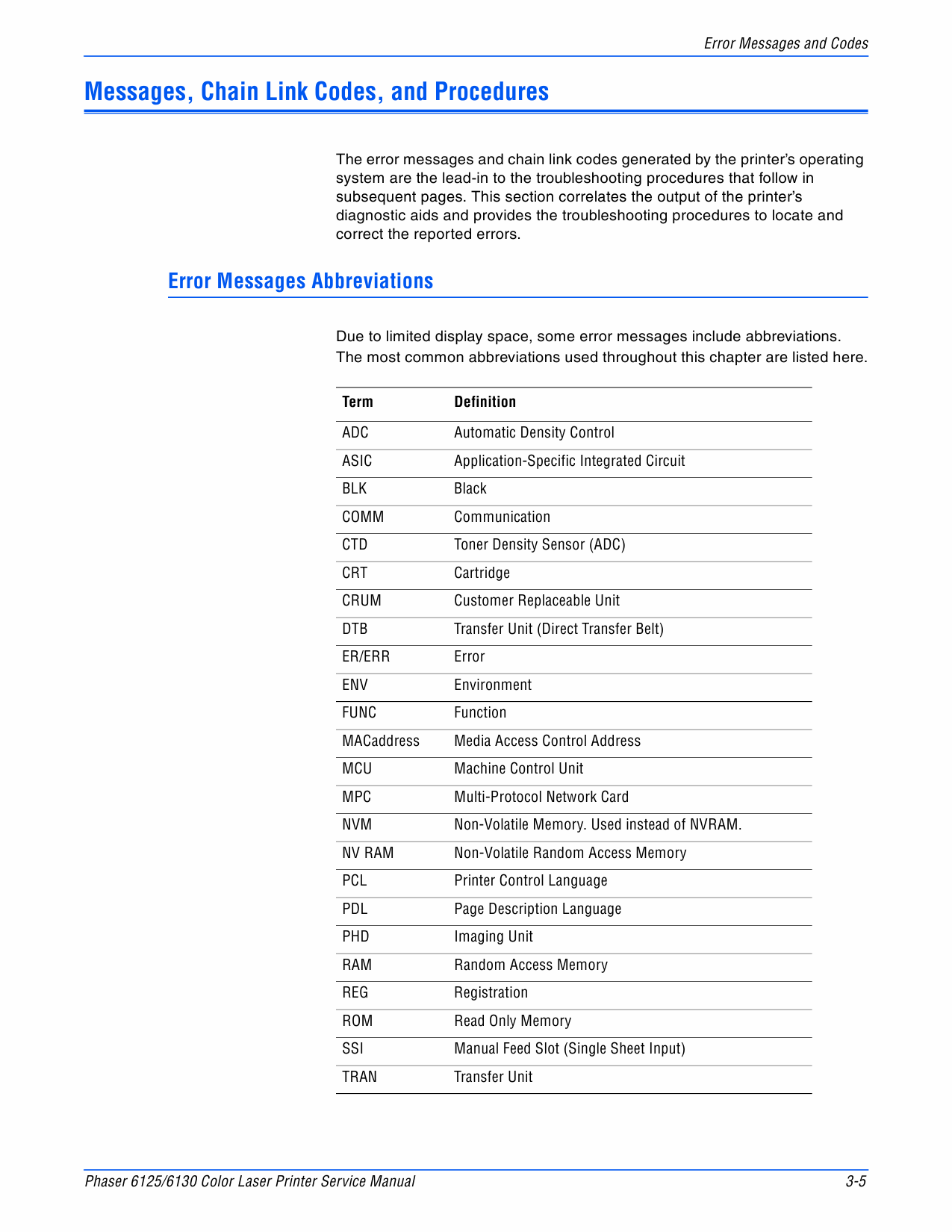 Xerox Phaser 6125 6130 Parts List and Service Manual-3